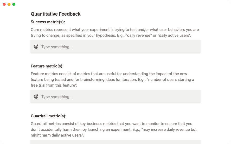 프로젝트를 의미 있는 지표에 연결하여 집중해서 빌드하고 성공을 측정하세요.