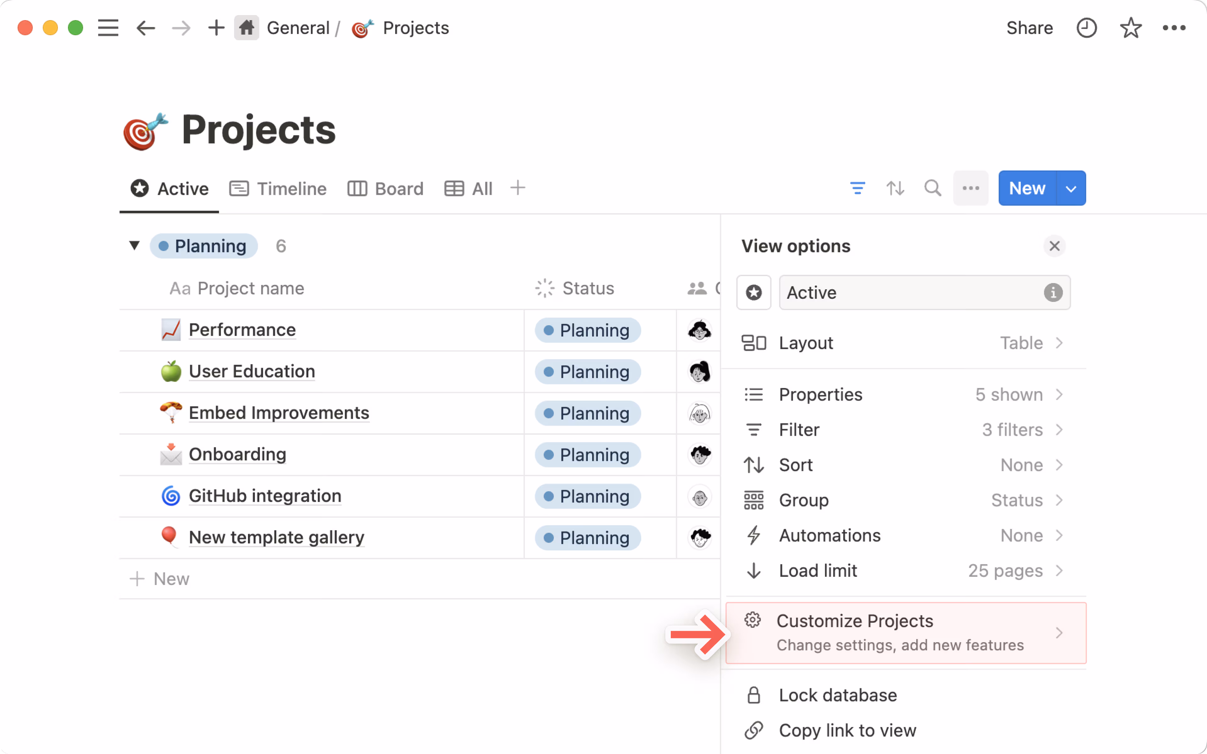 HC: 데이터베이스 사용자 지정