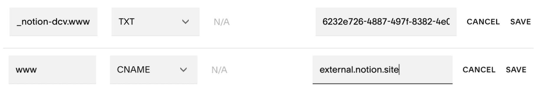 Aide : squarespace étape 3