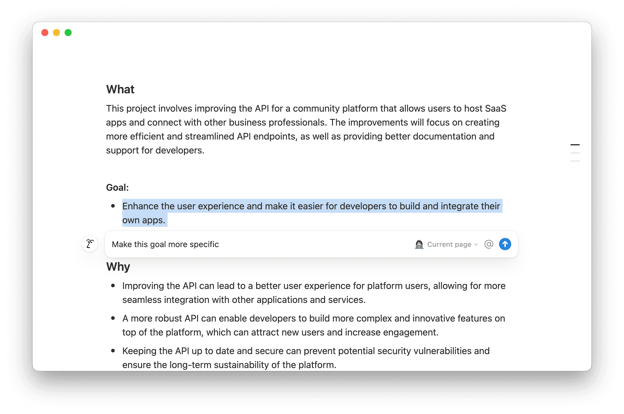 HC: Notion AI 인라인